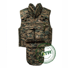 Full Body Bullet Proof Armor Kevlar Body Suit Tactical Body Armour Lightweight Ballistic Vest for Military